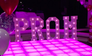 Prom Light Up Letters